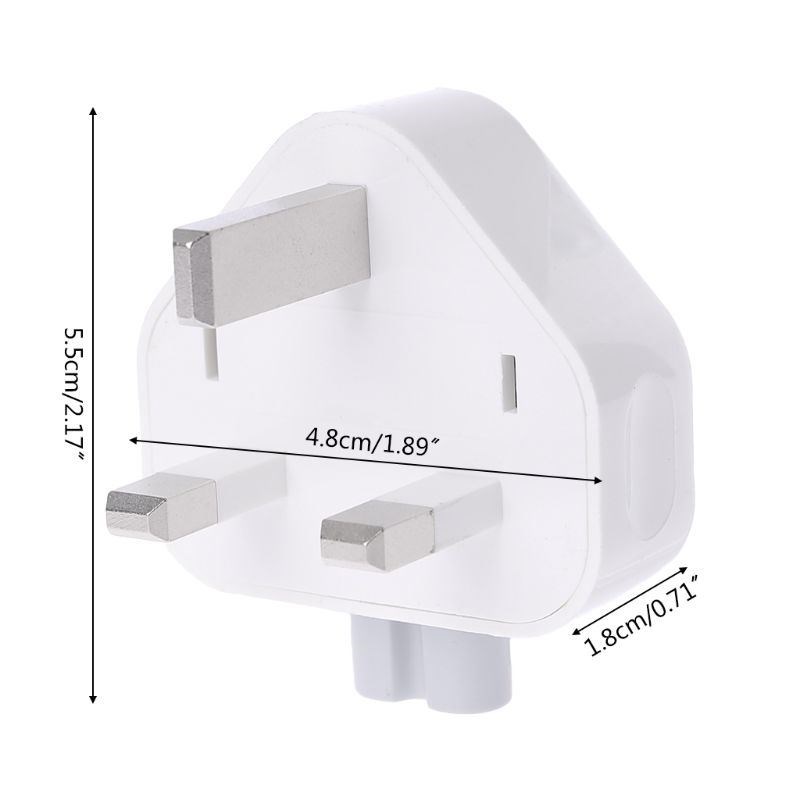New White UK AC Plug Power Charger Adapter For Apple iBook/M