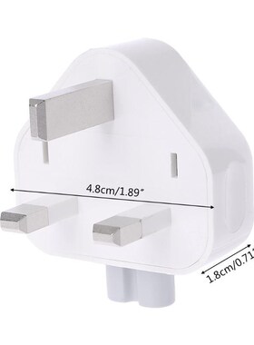 New White UK AC Plug Power Charger Adapter For Apple iBook/M