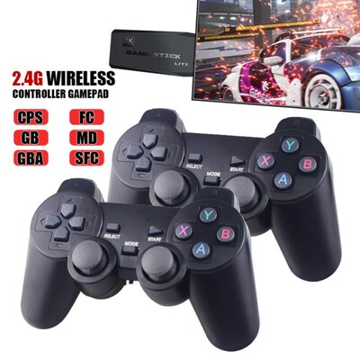 4K HD Video Game Console 2.4G Double Wireless Controller 适