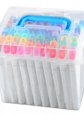 Transparent 60/80-Slots Portable Waterproof Moistureproof Ma