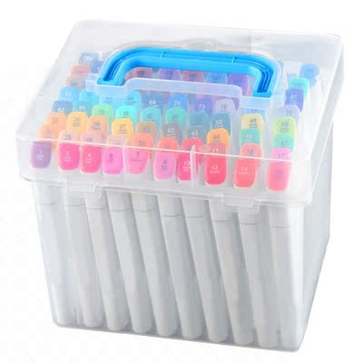 Transparent 60/80-Slots Portable Waterproof Moistureproof Ma