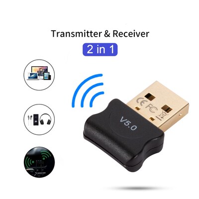 Bluetooth-compatible 5.0 Dongle  Adapter USB Transmitter for