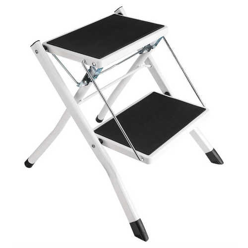 Anti Slip Folding ladder Stools 2 Tread Safety Step Ladder F