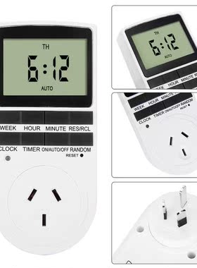 Digital Timer Socket Switch AU Plug 240V Automation Power Ti