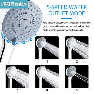 Bathroom Shower Adjustable Jetting Shower Head Water Saving