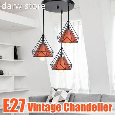 3 eads Iron Art Pe1ndant Lights Moder iamHond Penndant LamDp