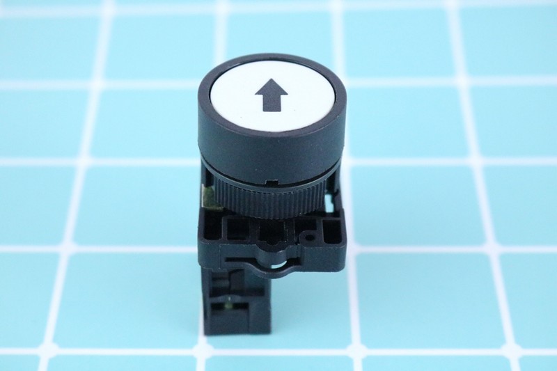 5PCS Marking self reset movable flat head button ZB2-BA3341