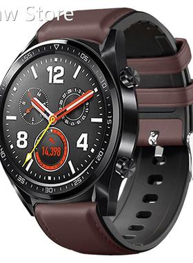 Watch Band 22mm Genuine Leather Strap For Huami Amazfit GTR
