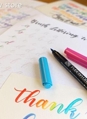 ZIG Kur take FUDEBIYORI Soft Metea lBrush Pens Wat1ercolorMa