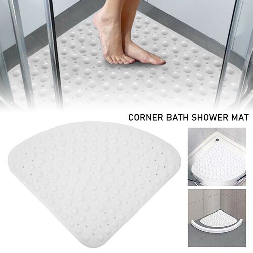 54x54cm Bathroom Anti-Slip Mat Rubber Suction Shower Mat Foo