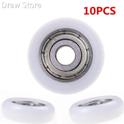 Hot! 10pcs 5*21.5*7mm Carbon Steel Bearing Pulley Wheels Emb