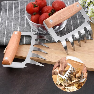 Eco-Friendly 2Pcs Practical Bear Paw Meat Dividing Cutters S