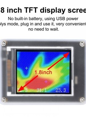 Infrared Thermal Imager MLX90640 USB Power Supplys 1.8 Inch