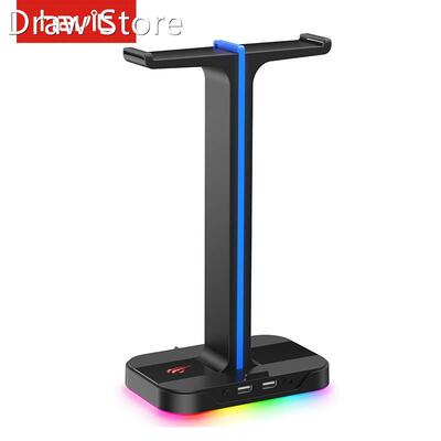 Havit Headphone Stand RGB Gaming Headset Standard Holder wi
