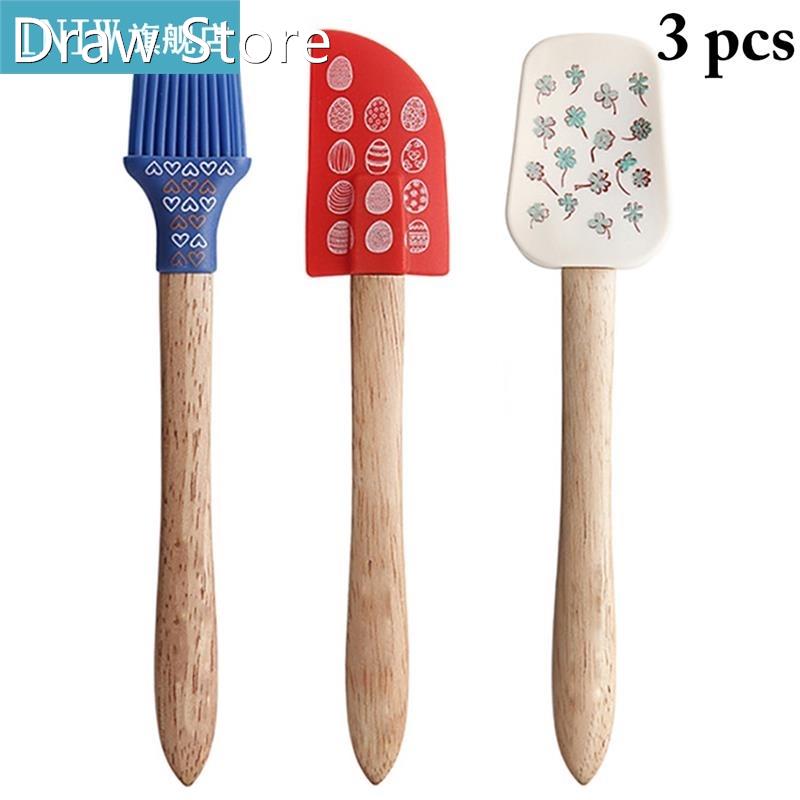3Pcs/Set Silicone Spatula Creative Professional Sili