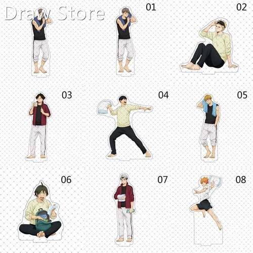 Anime Haikyuu!! Figures Desk Plate Models Anime Acrylic Stan