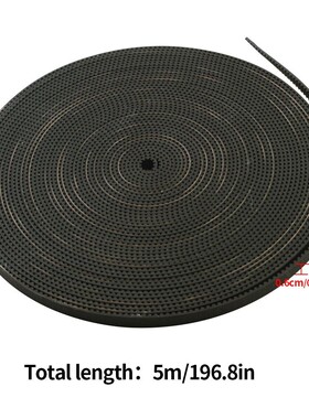 2M/5M 3D Printer Timing Belt GT2 belt Rubber Aramid Fiber Cu