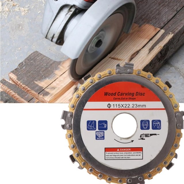 115mm 22mm Diameter 9 Tooth Chainsaw Disc for Angle Grinders