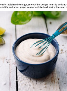 Egg Beater Silicone Manual Whisk Baking Dough Mixer Blender