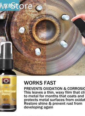 30ml Rust Remover Multi-Purpose Rust Cleaner Spray Auto Wind