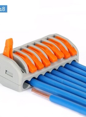 50pcs 8pin 222-418 PCT-218 type Universal Compact Wire Conne