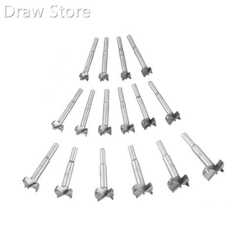 16pcs Cemented Carbide 适用于stner Drill Bits Woodworking Bo