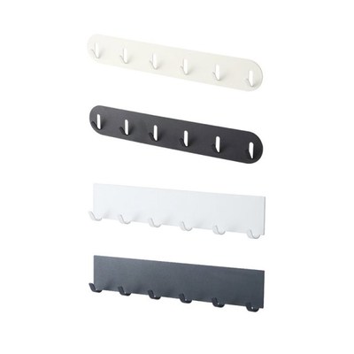 6 Hook Carbon Steel Hanger Belt Tie Necktie Handbag Storage