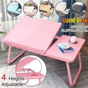 Adjustable Laptop Table for Bed Sofa Portable Notebook Tray