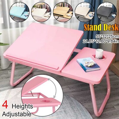 Adjustable Laptop Table for Bed Sofa Portable Notebook Tray