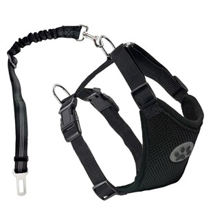 Dog Seatbelt Harness Pet Seat Belt Double Breathable Mesh Cl