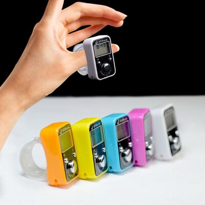 Digital Golf Sport Finger Hand Held Ring Tally Counter w/ Cl