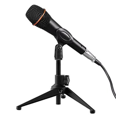 Condenser Microphone Holder Stand Foldable MIC Desktop Tripo