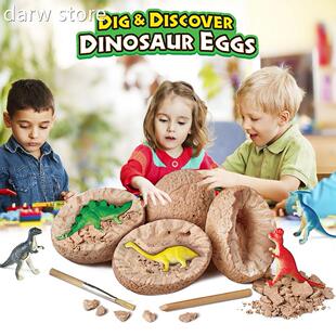 DIiY Dinosaur 1 EgNgs Excavation Toys Dnosaur oveltyGag Foss