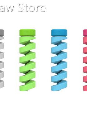 4 Pcs/lot Cable Protector Winder Data Line Case Rope Sleeves