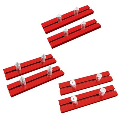 15.8/17.8/19.8mm Dog Hole Bench Clamp Planing Stop Baffle Au