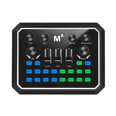 Mixer Live Sound Card Widely Compatible with Tablet Laptop C