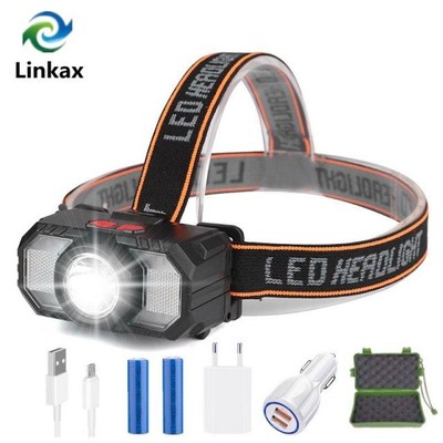 Rechargeable LED Headlamp Fishing Headlight Torch Outdoor Su