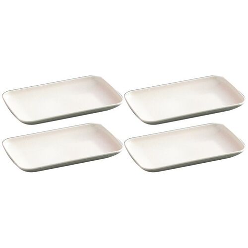 2022 New Wheat Straw Square Home Dining Plate Dessert Pasta