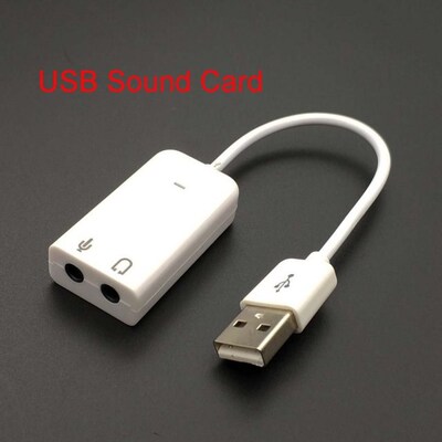 External USB Audio Sound Card Adapter 7.1 Virtual Channel Wi