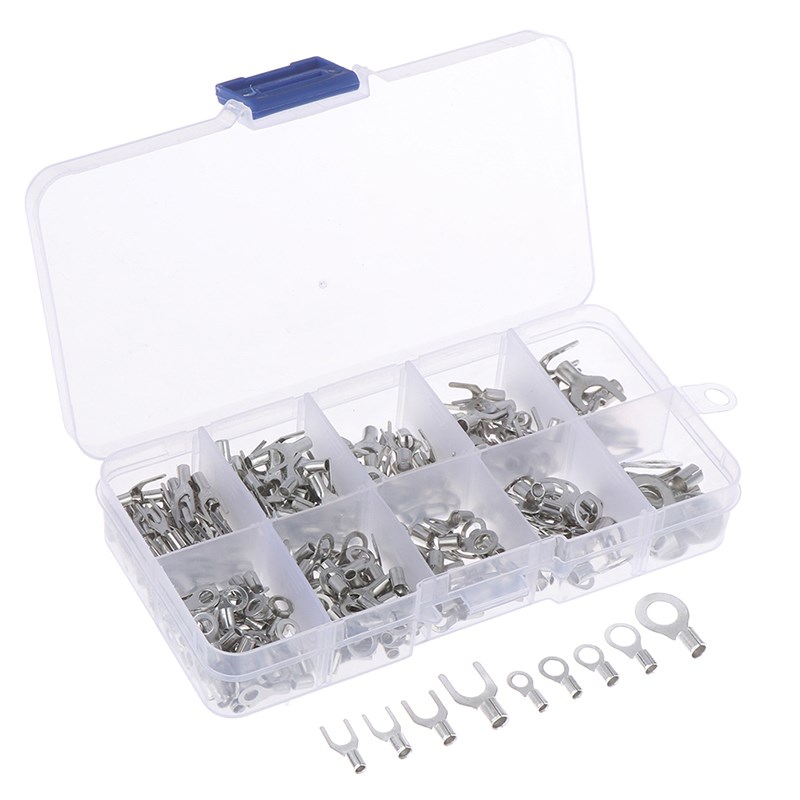 New Hot 320Pcs/Box 10 In 1 Terminals Non-Insulated Ring 适用