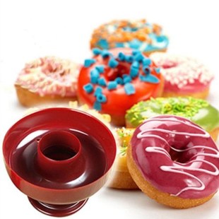 New Plastic Bakeware Mold Round Donut Maker Cookies Cutter P