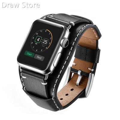 Strap for iwatch i watch Leather pulsera correa for Apple Wa