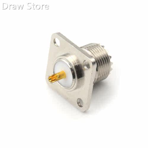 1pc Female SO239 Panel Chassis Mount Flange Deck Mount Solde
