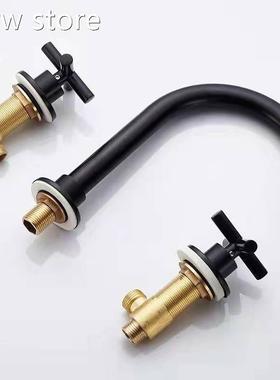 Back Baslin Faucets Brass Pol1ieshed Chroom Deck Munted Bath