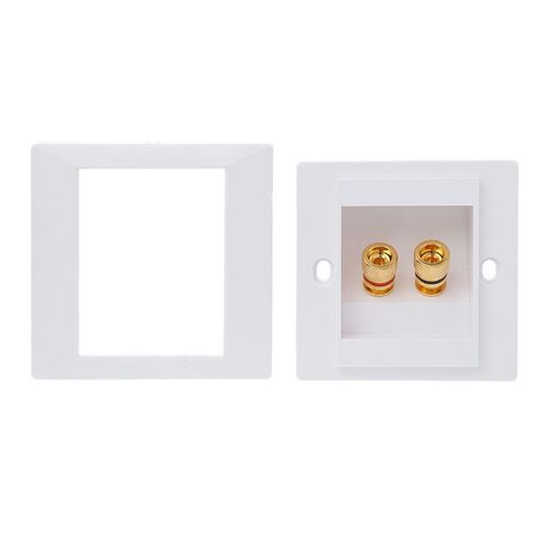 Wall Socket Audio Video Panel Speaker Junction Box Power Out