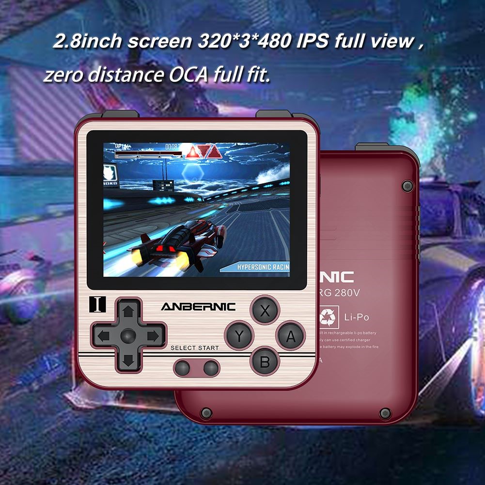 ANBERNIC RG280V Pocket Retro Game Console Adults Handheld Mi
