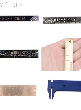Multi Styles PCB Ruler 适用于 Electronic Engineers 适用于 Ge