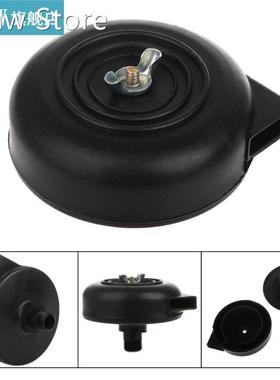 1pc 16/20mm Black Plastic Male Threaded Exhaust Noise Muffle