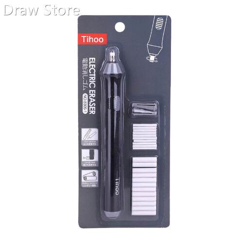 Kawaii Electric Eraser With Refill Cute Electronic Pencil R