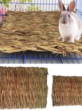 202 1StrawMa0t Pet Hamster aRbbit Chewing Toy  Grass Prepara